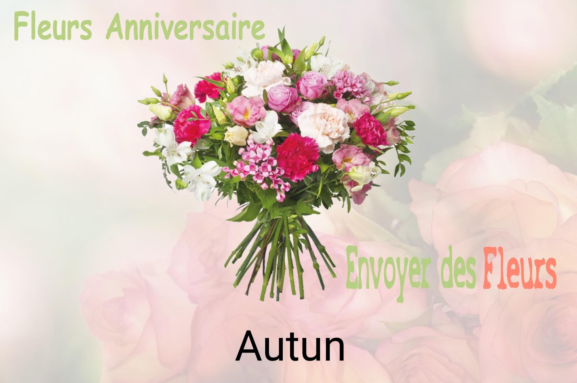 Bouquet de fleurs d’anniversaire livré à Autun